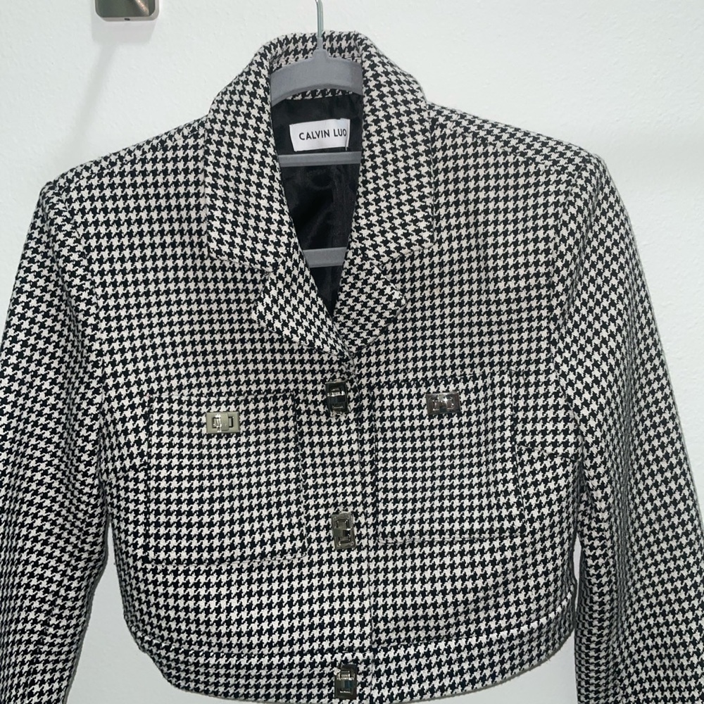 Calvin Luo Cropped Blazer